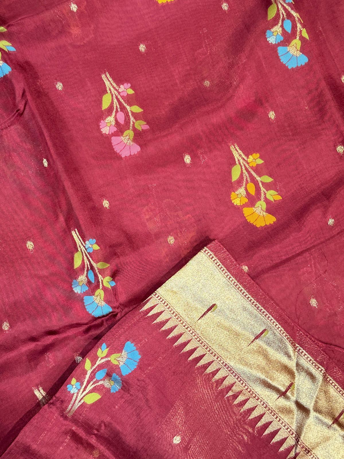 Banaras Tussar Silk Jamdani