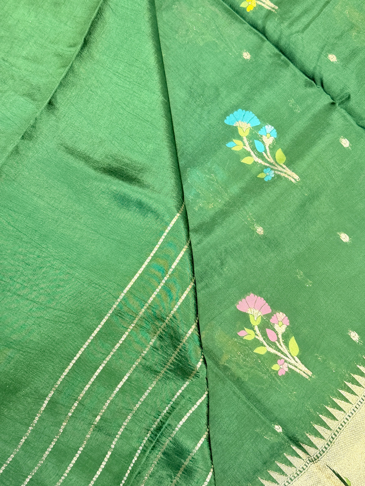 Banaras Tussar Silk Jamdani