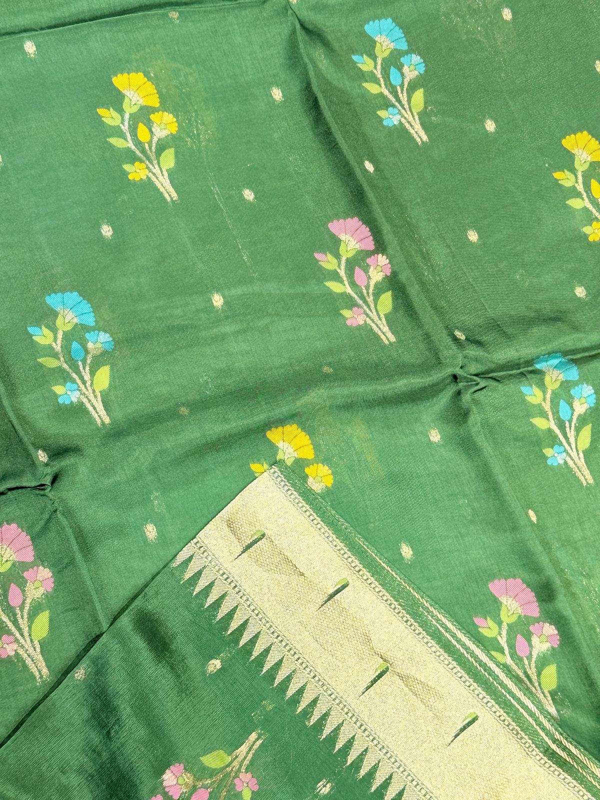 Banaras Tussar Silk Jamdani
