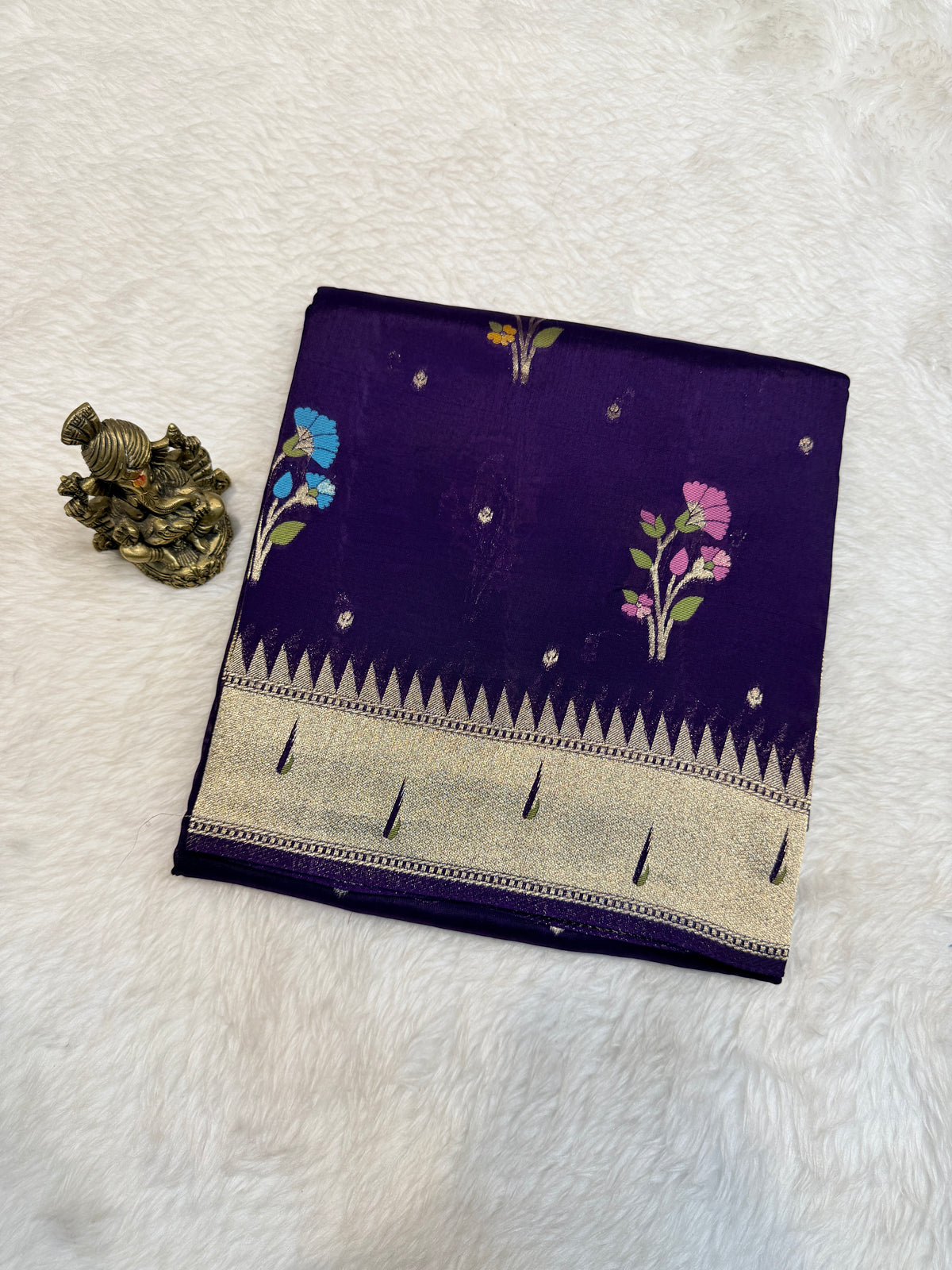 Banaras Tussar Silk Jamdani