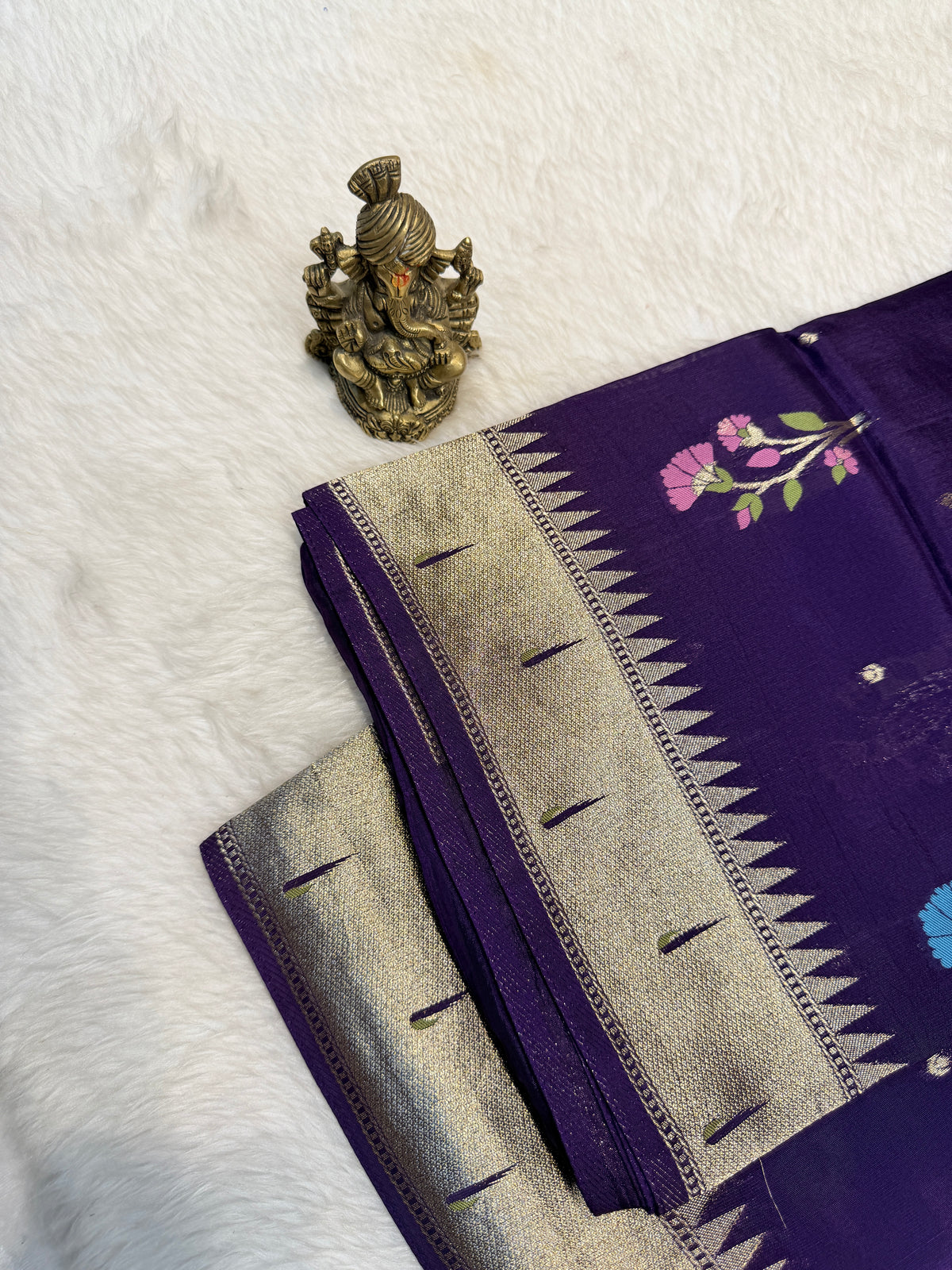 Banaras Tussar Silk Jamdani