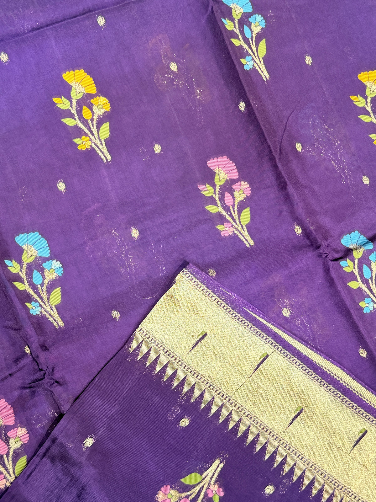 Banaras Tussar Silk Jamdani