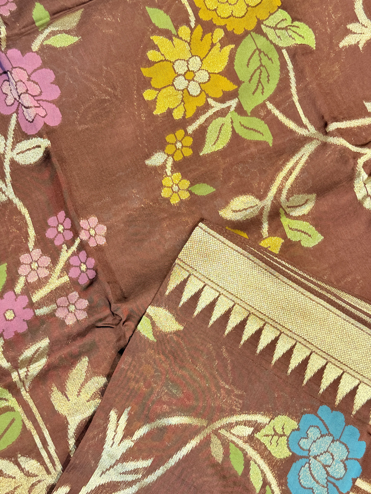 Banaras Tussar Silk Jamdani