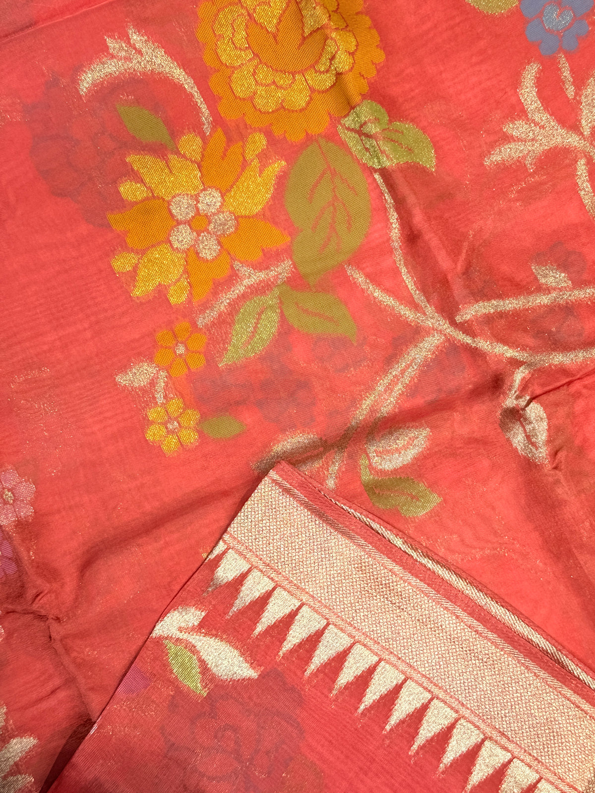 Banaras Tussar Silk Jamdani
