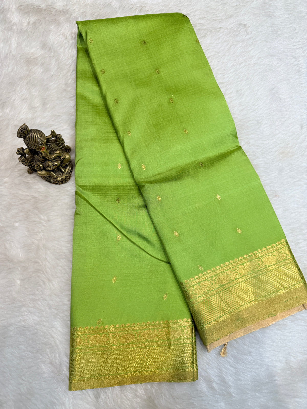 Premium Pure Raw Soft Silk Contrast- Cream