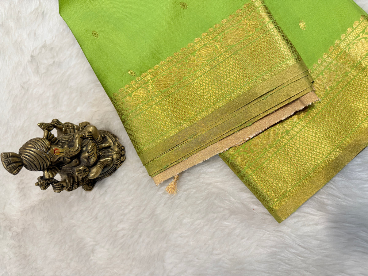 Premium Pure Raw Soft Silk Contrast- Cream