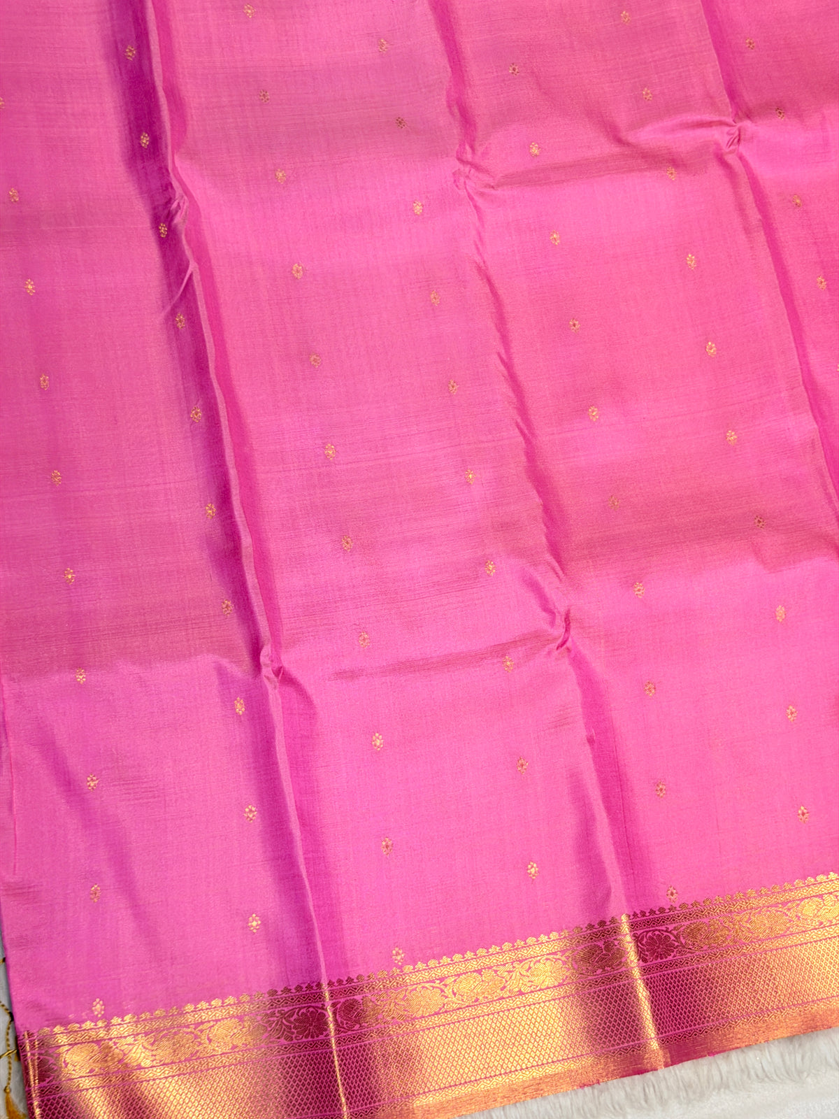 Premium Pure Raw Soft Silk Contrast- Pastal Green