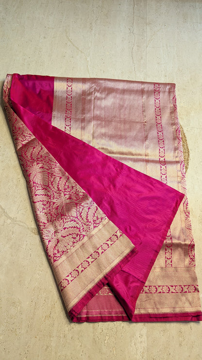 Silk Katan Saree Jahnavi Kapoor Brocade