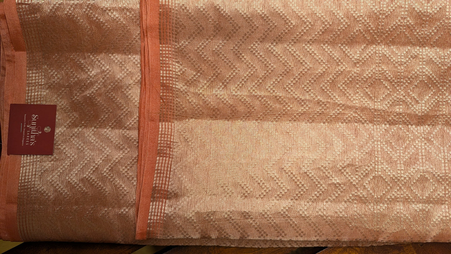 Silk Tissue Saree Brocade