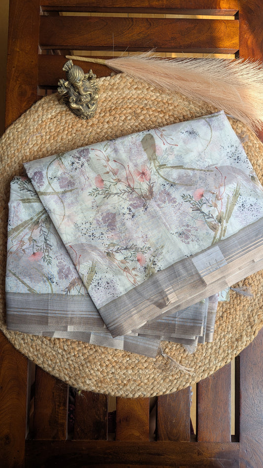 Cotton Mix Soft Organza Saree