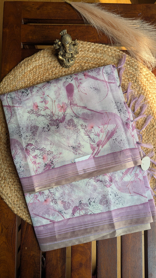 Cotton Mix Soft Organza Saree