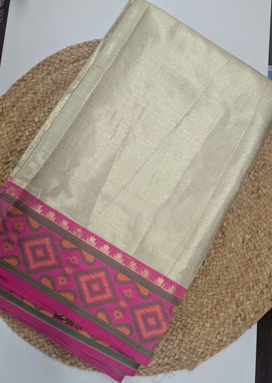Semi Kanchi with Blended Patola Silk
