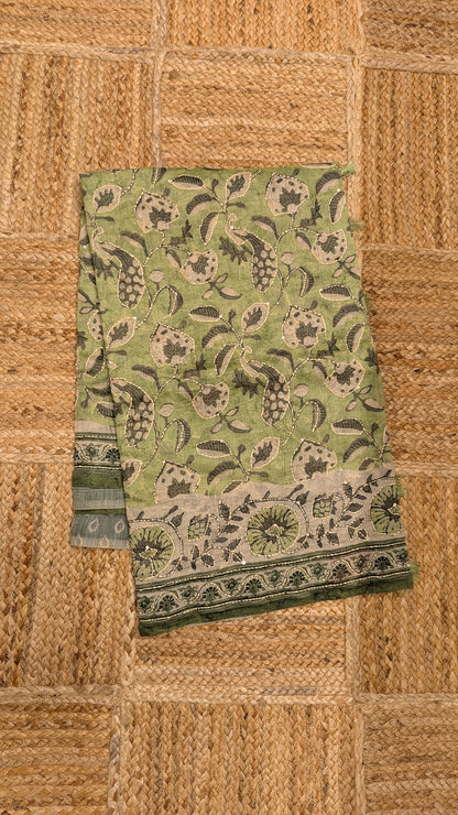 Soft Cotton Saree with Kantha Work