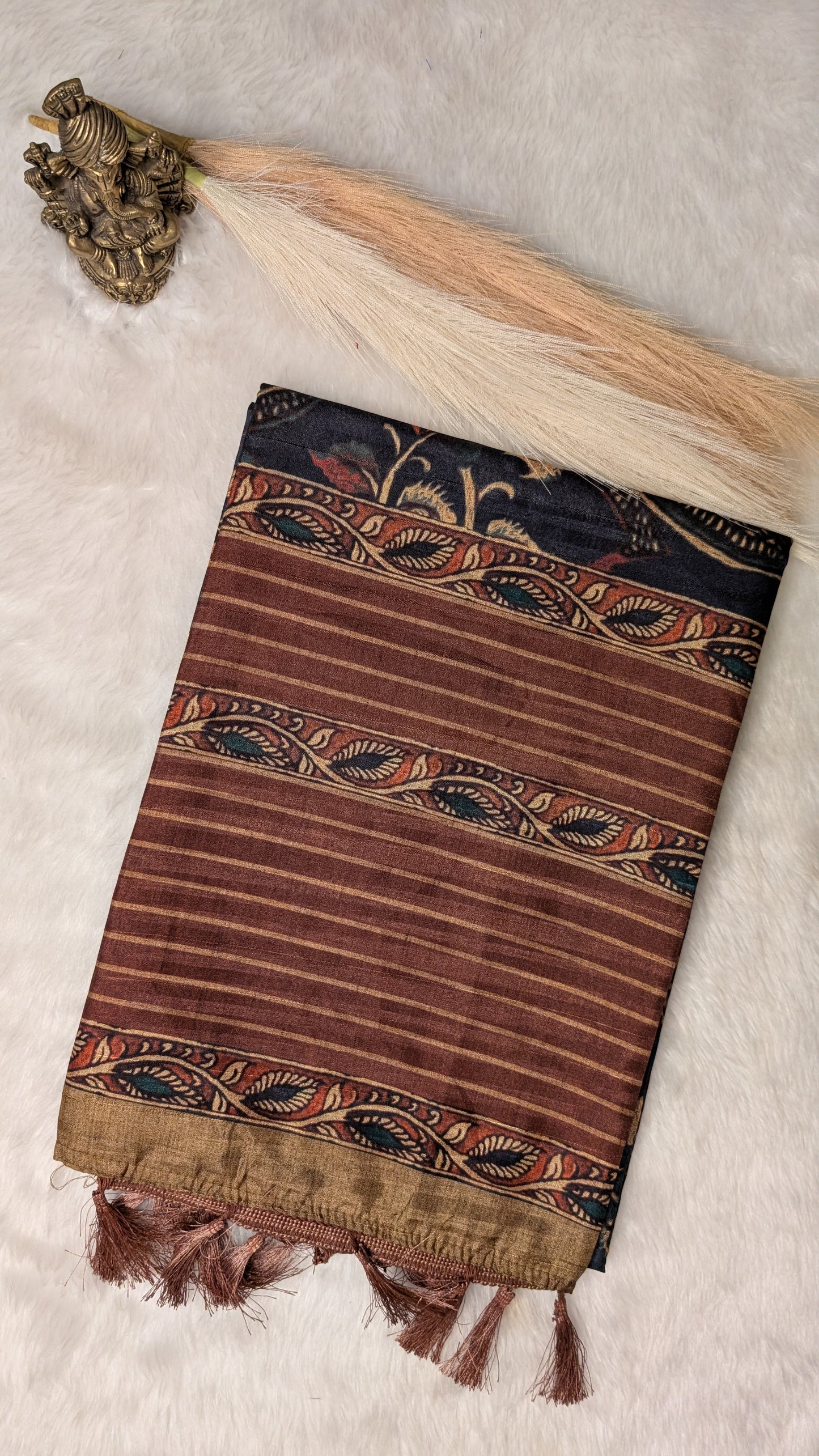 Matka Silk - Kalamkari Saree