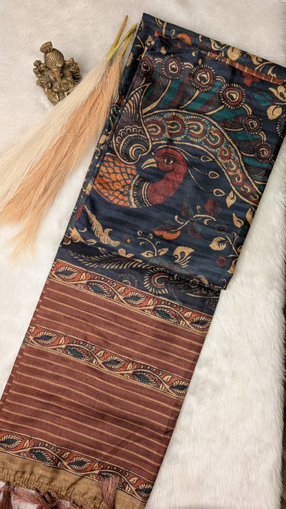 Matka Silk - Kalamkari Saree