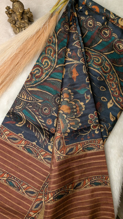 Matka Silk - Kalamkari Saree