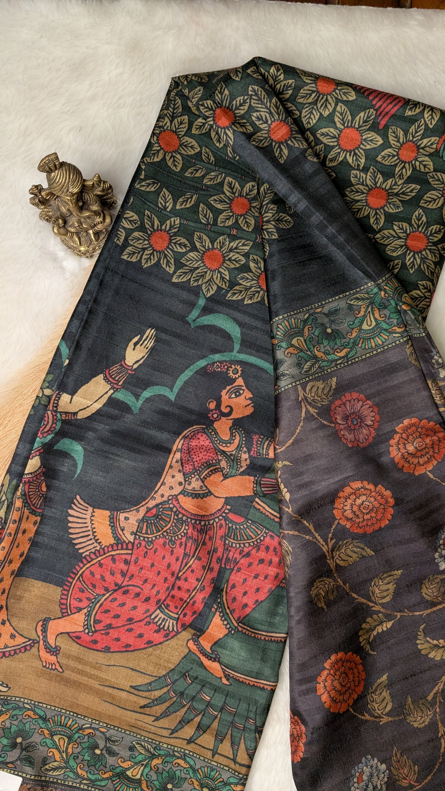 Matka Silk - Kalamkari Saree