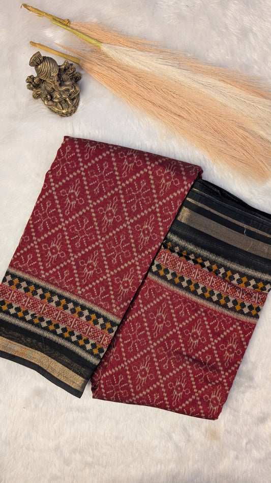 Blended Cotton with Traditional Motifs