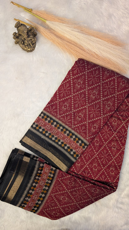 Blended Cotton with Traditional Motifs