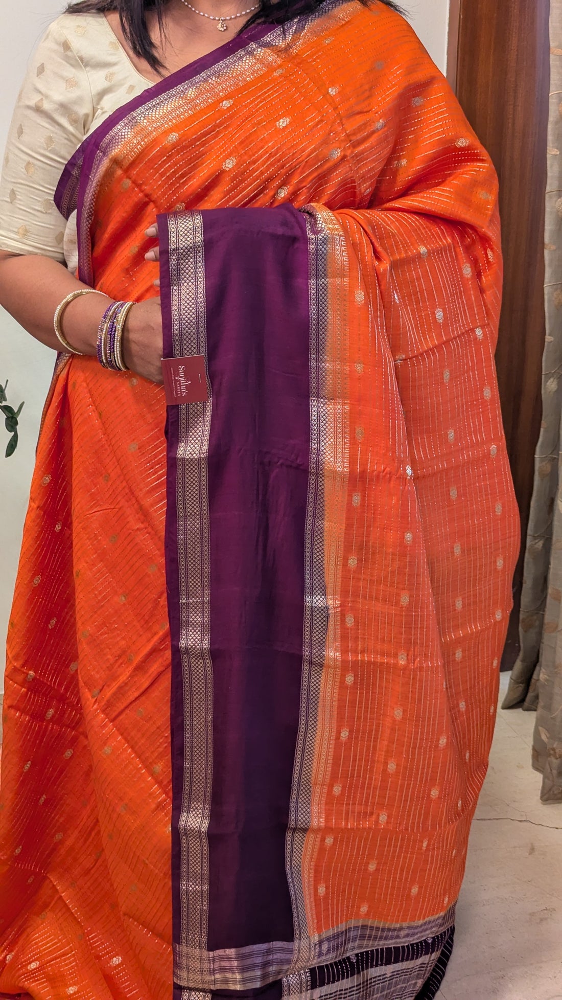 Chanderi Cotton Blend Silk SUN1001