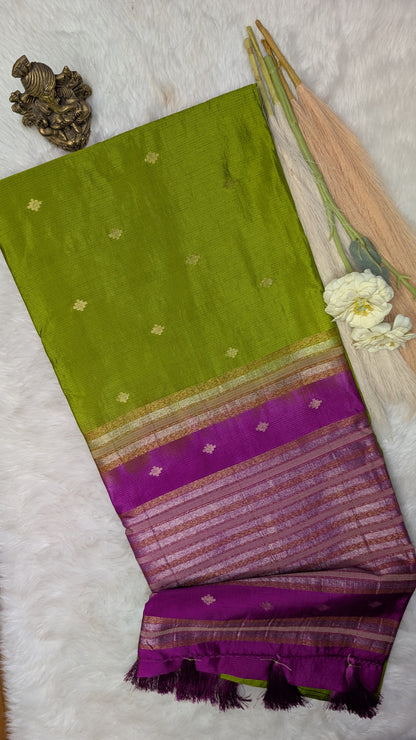 Semi Soft Silk with Rich Contrast Pallu