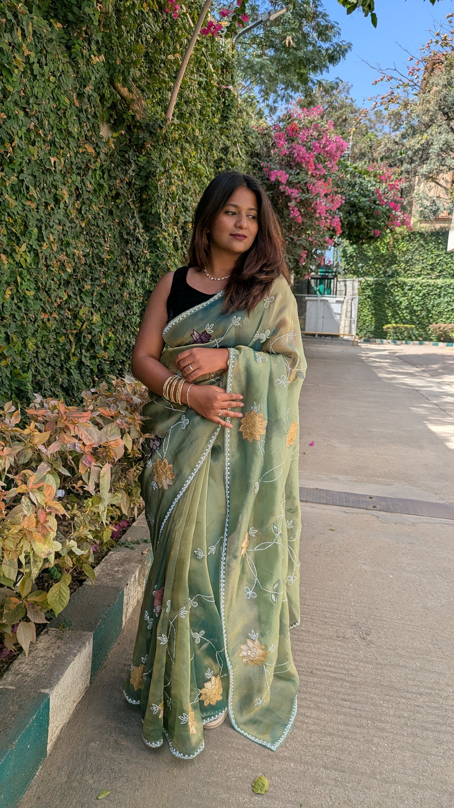 Premium Tissue Designer Saree
