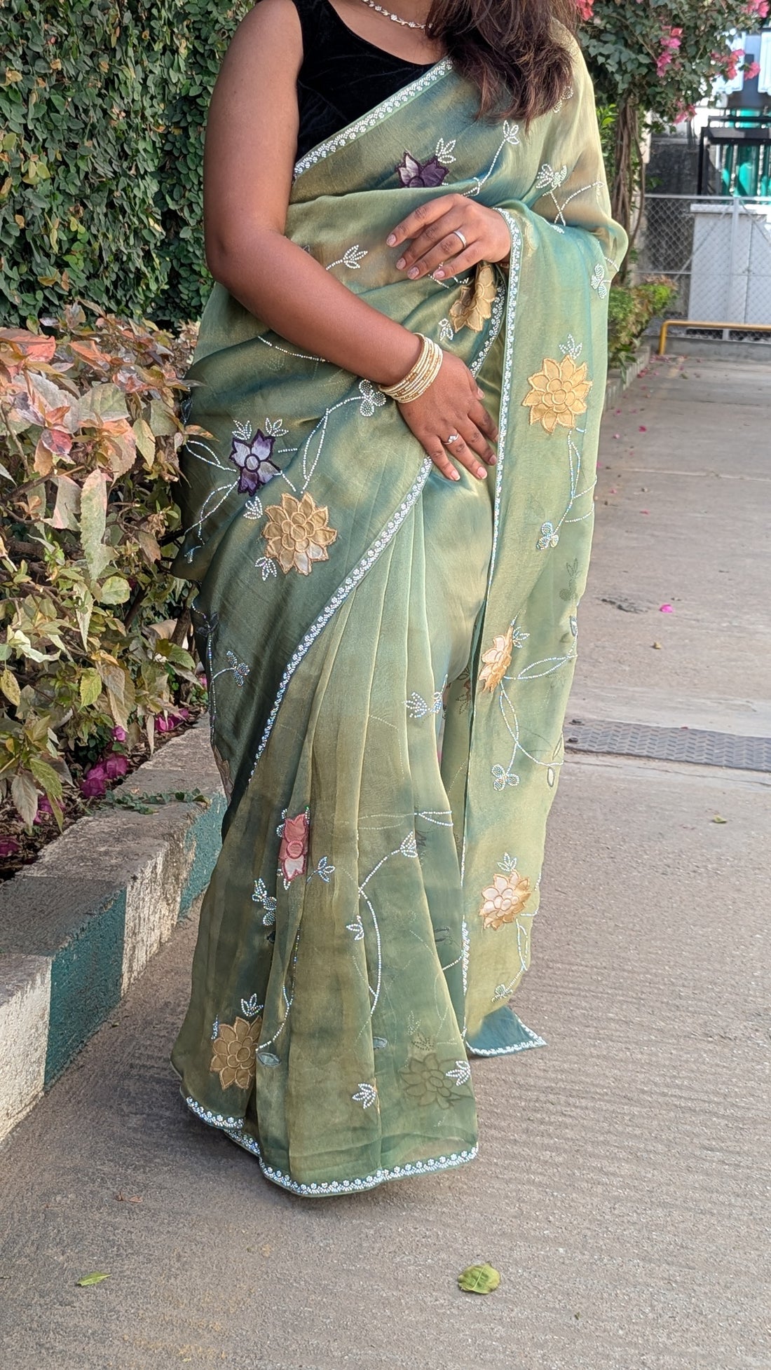 Premium Tissue Designer Saree