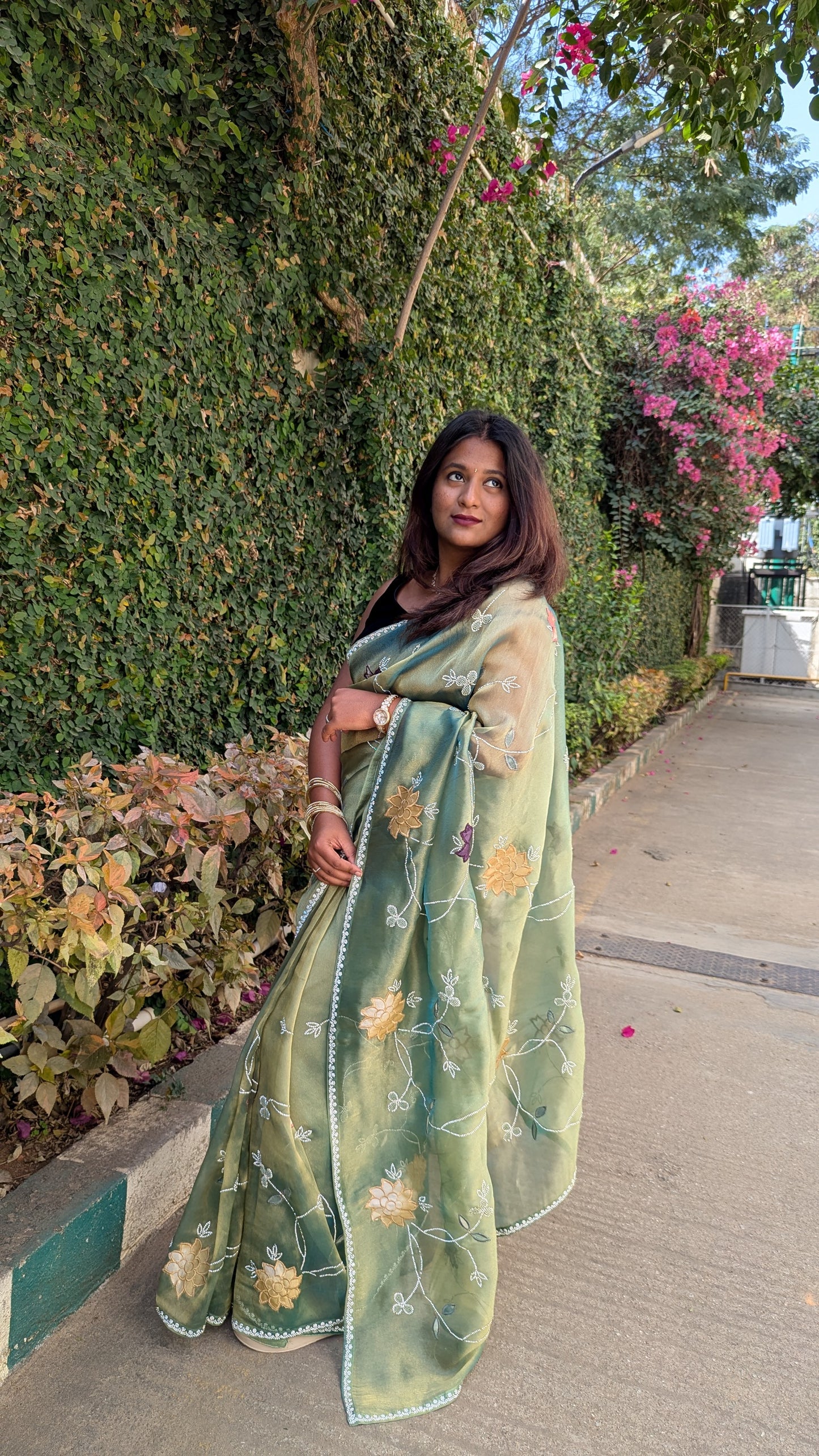 Premium Tissue Designer Saree