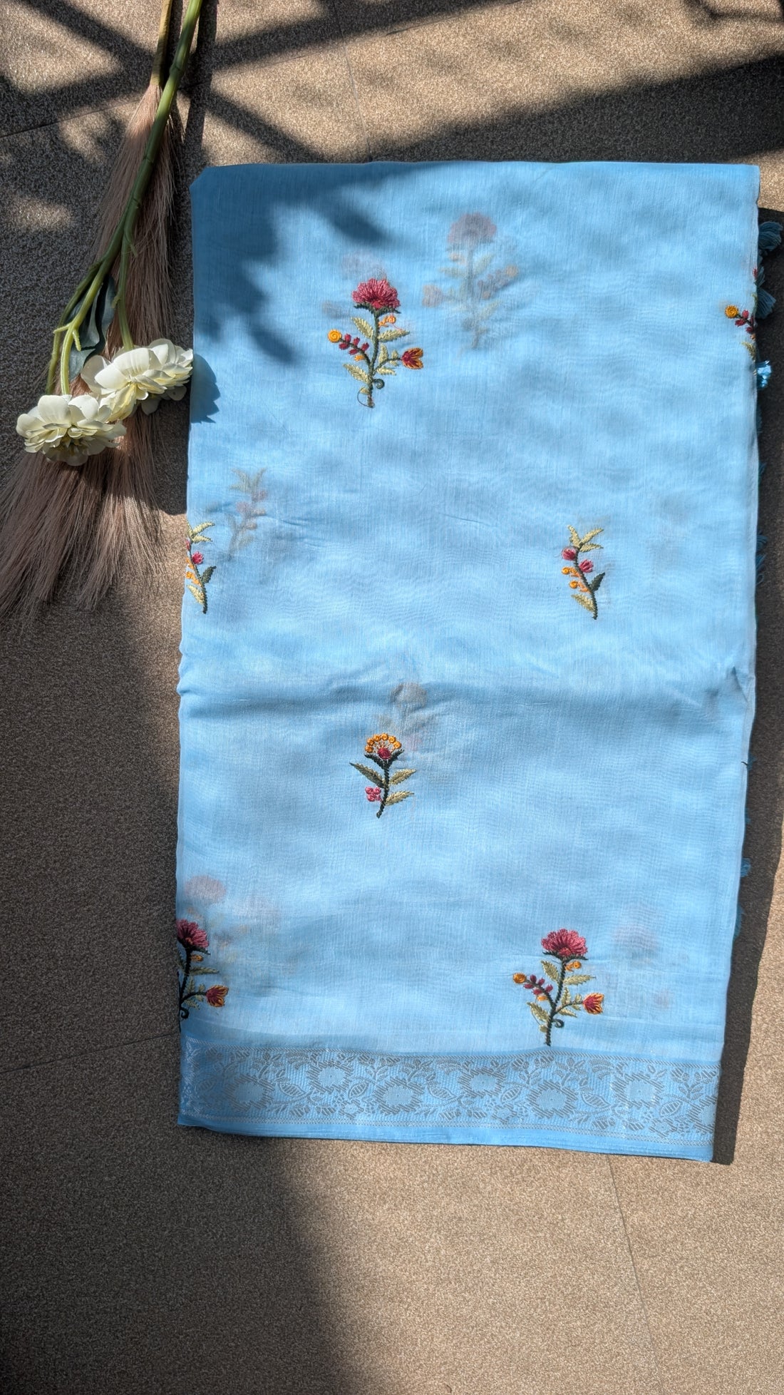 Summer Cotton with Embroidery work