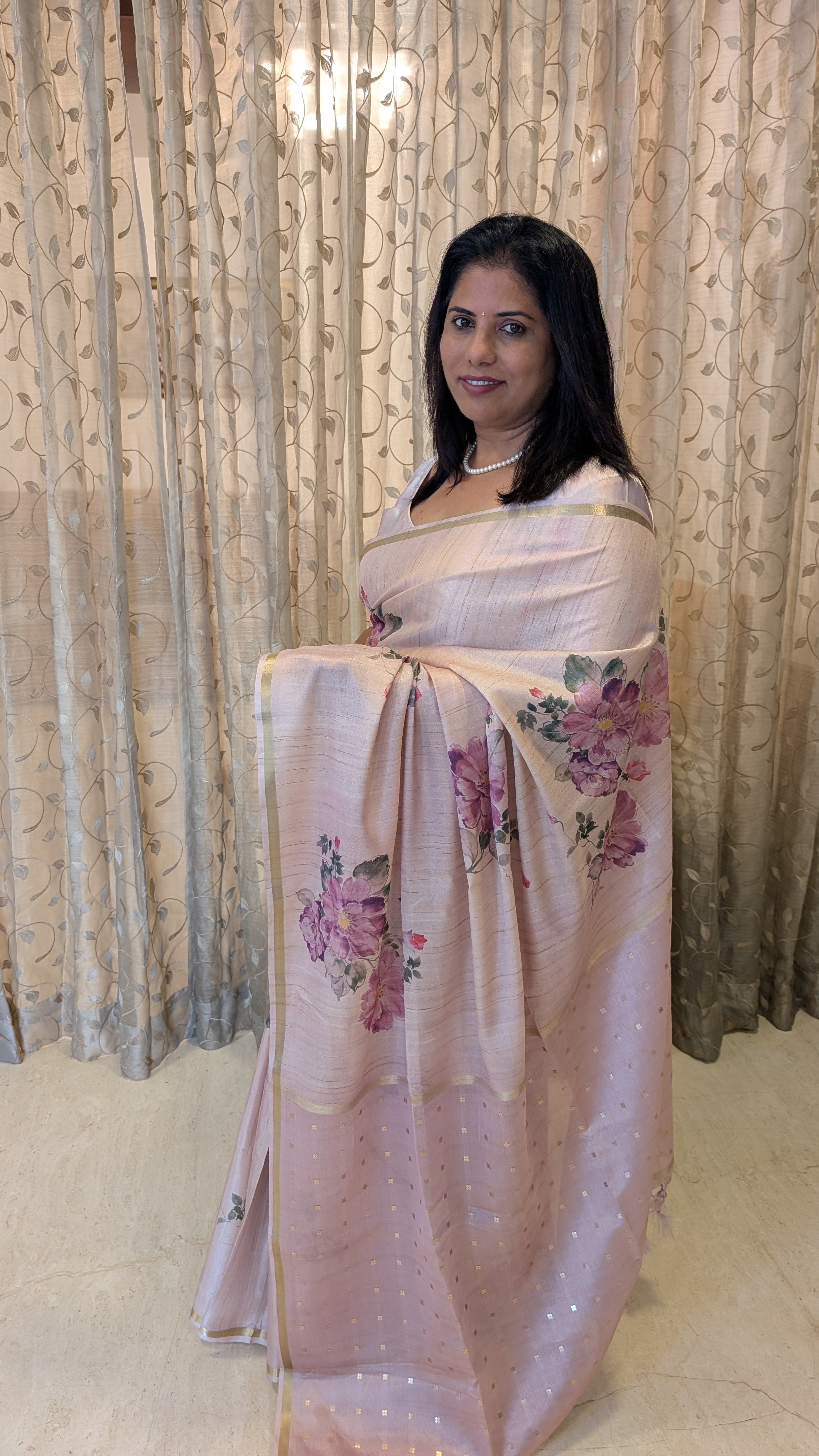 Tussar Silk Designer Saree