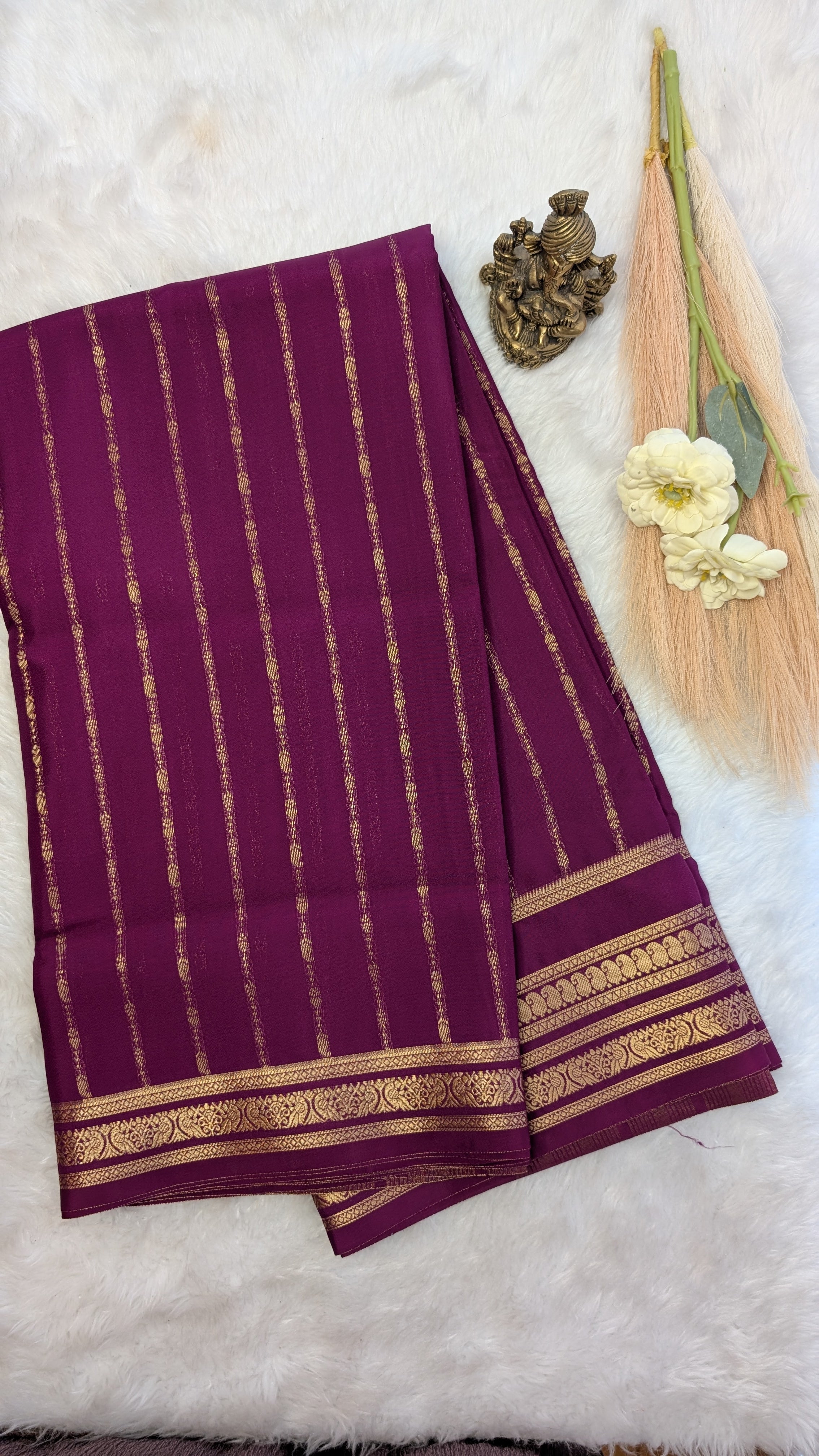 Premium Semi Mysore Silk Saree