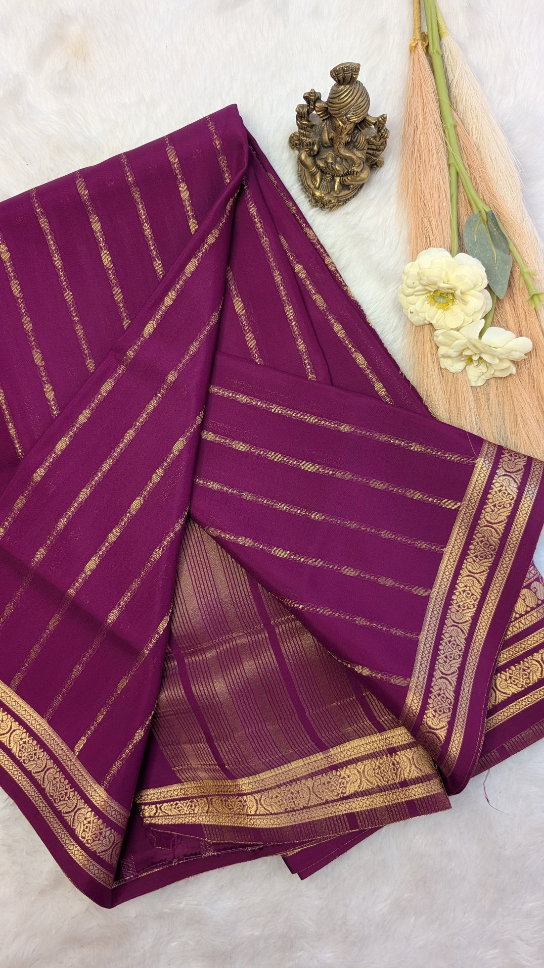 Premium Semi Mysore Silk Saree