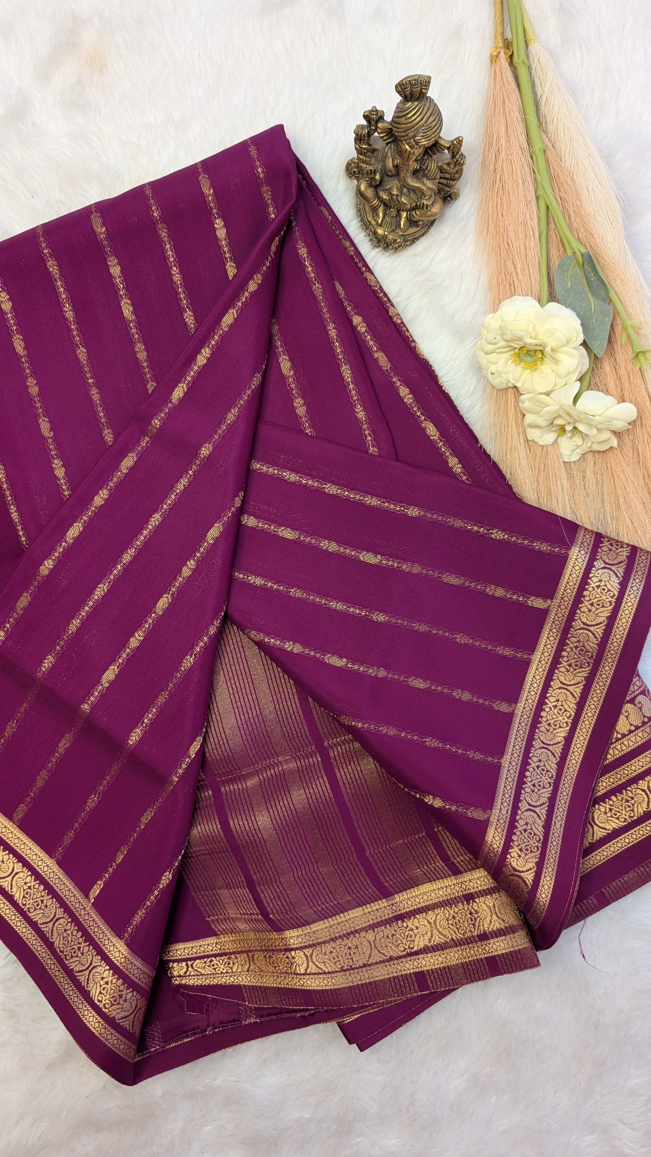 Premium Semi Mysore Silk Saree