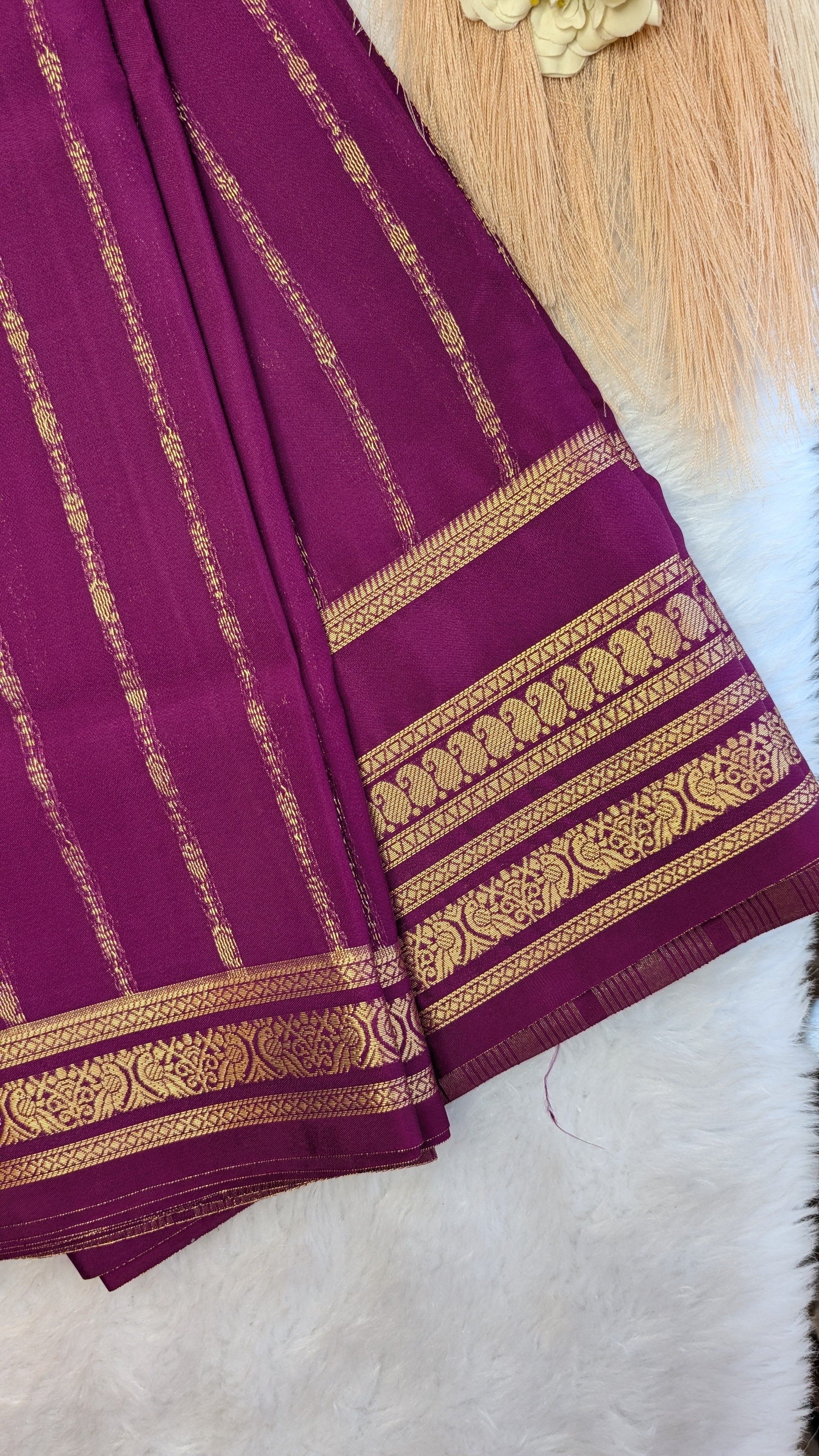 Premium Semi Mysore Silk Saree