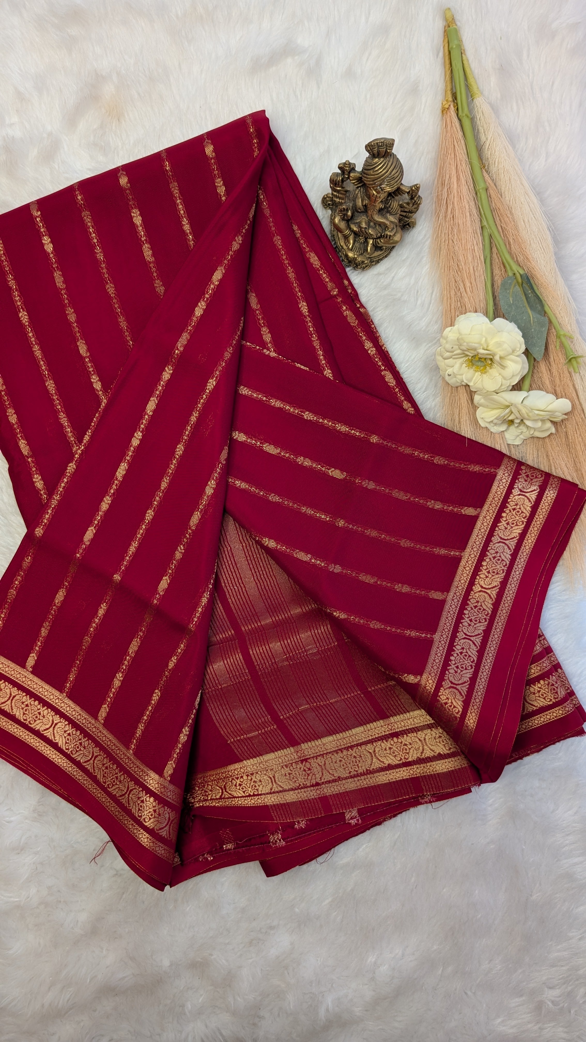 Premium Semi Mysore Silk Saree