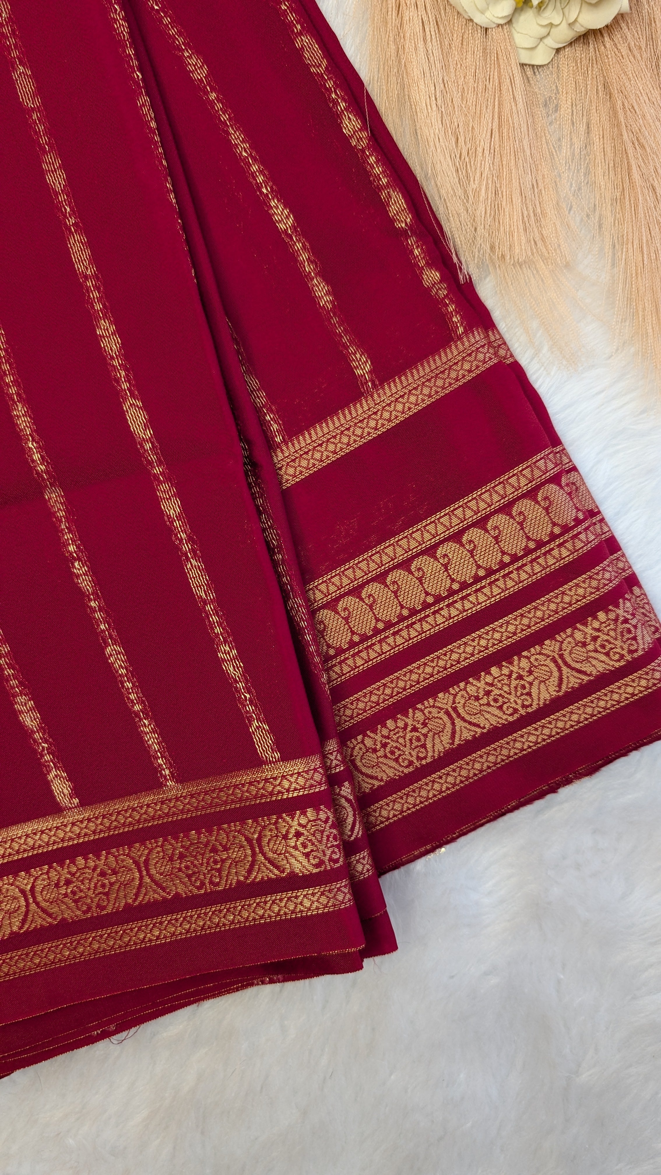 Premium Semi Mysore Silk Saree