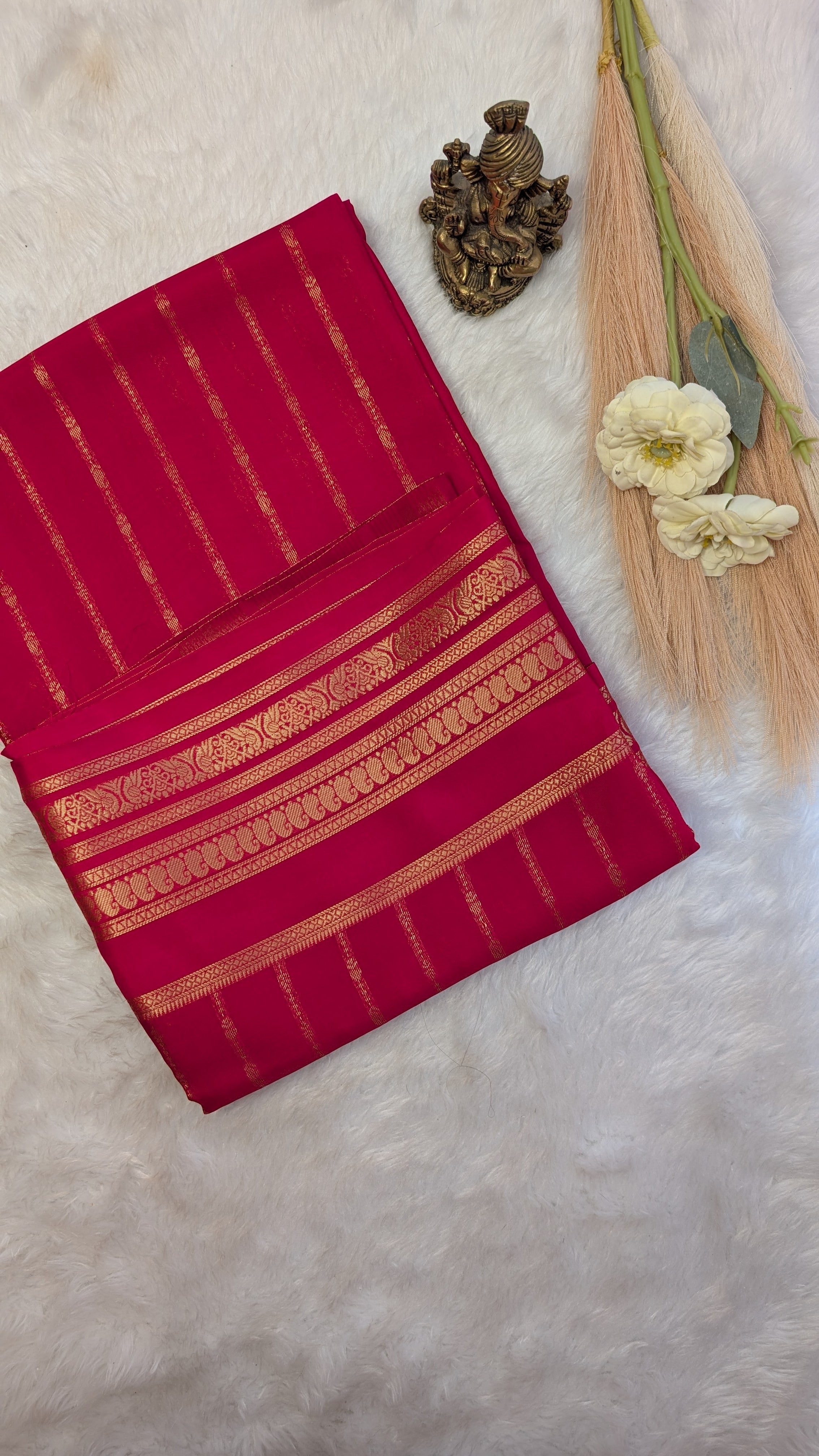 Premium Semi Mysore Silk Saree