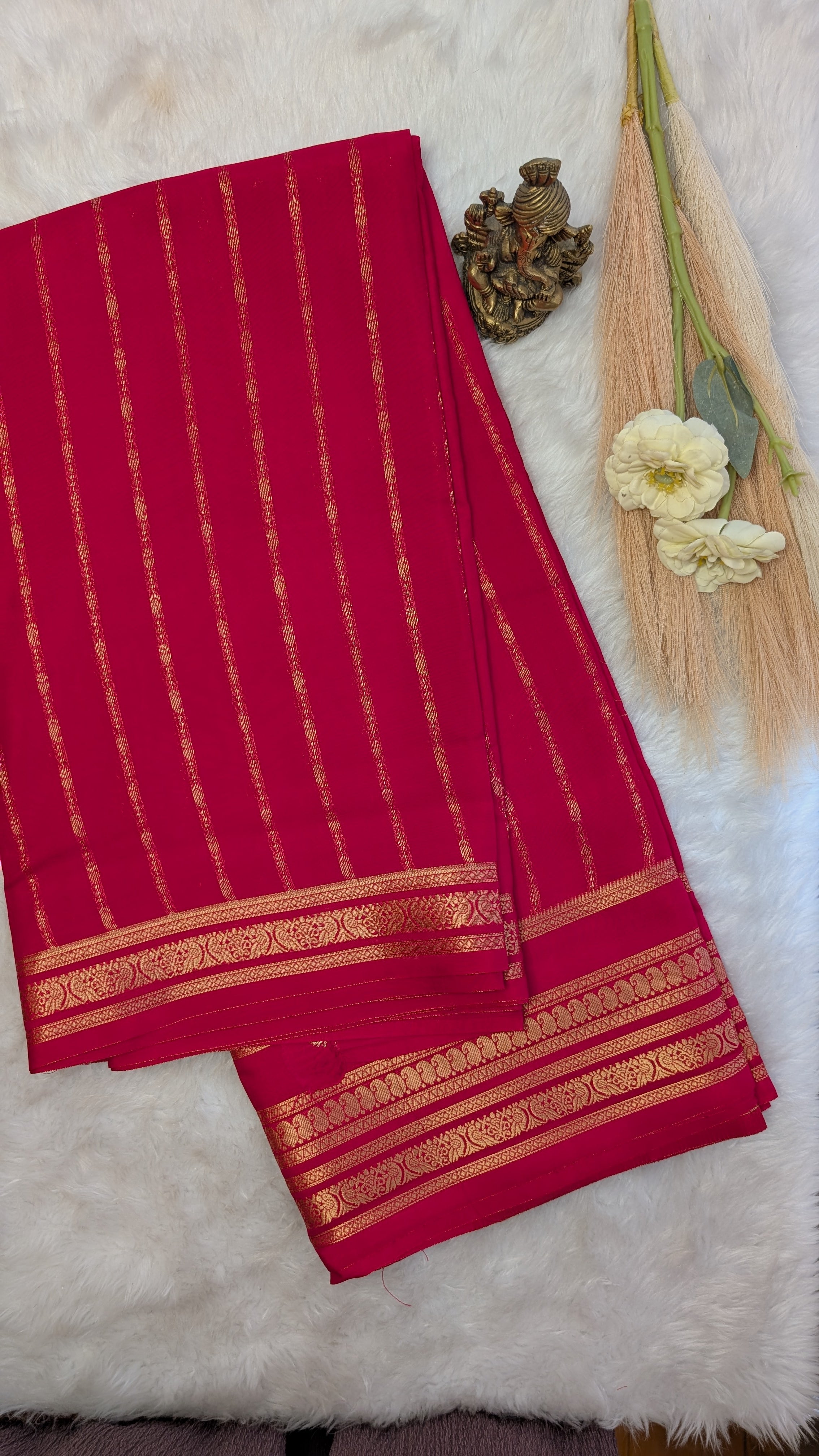 Premium Semi Mysore Silk Saree