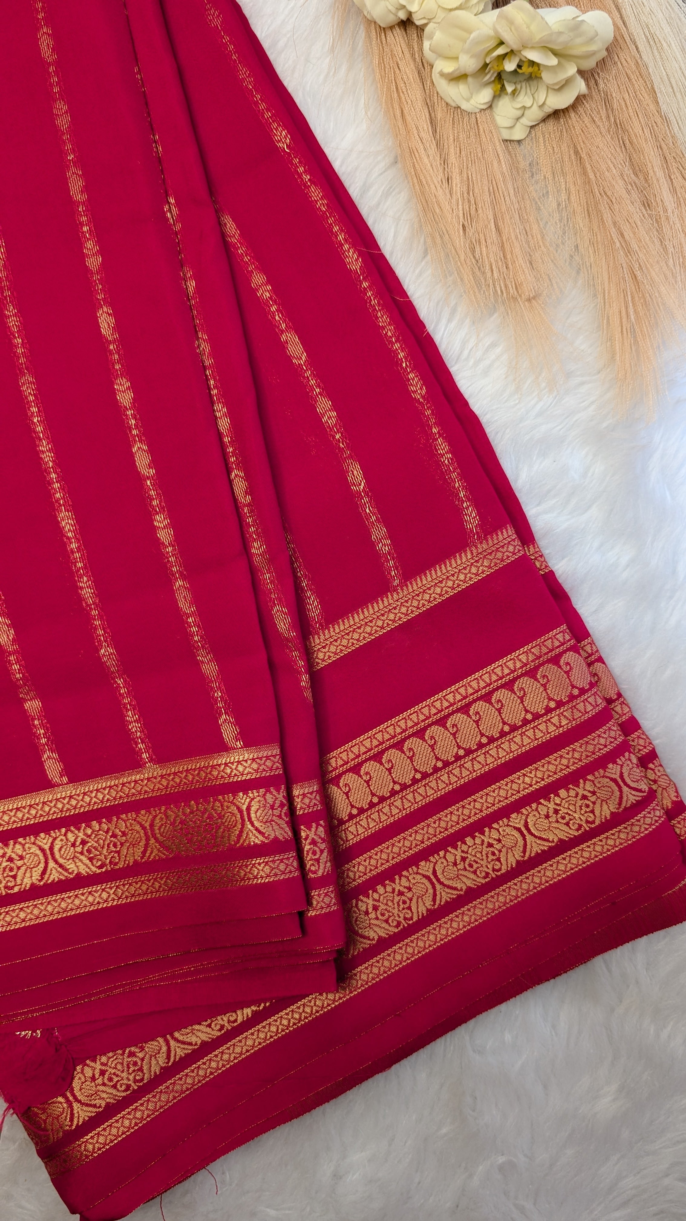 Premium Semi Mysore Silk Saree