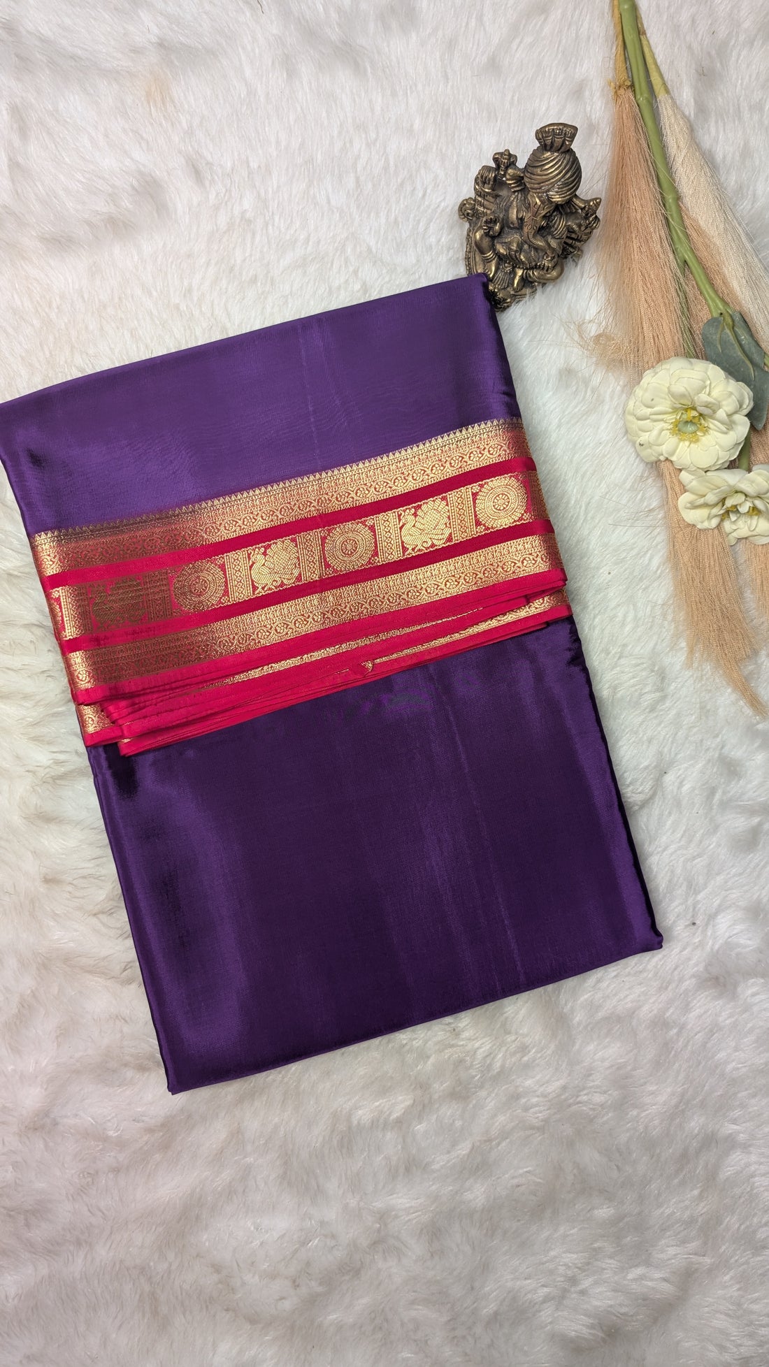 Premium Semi Mysore Silk Saree