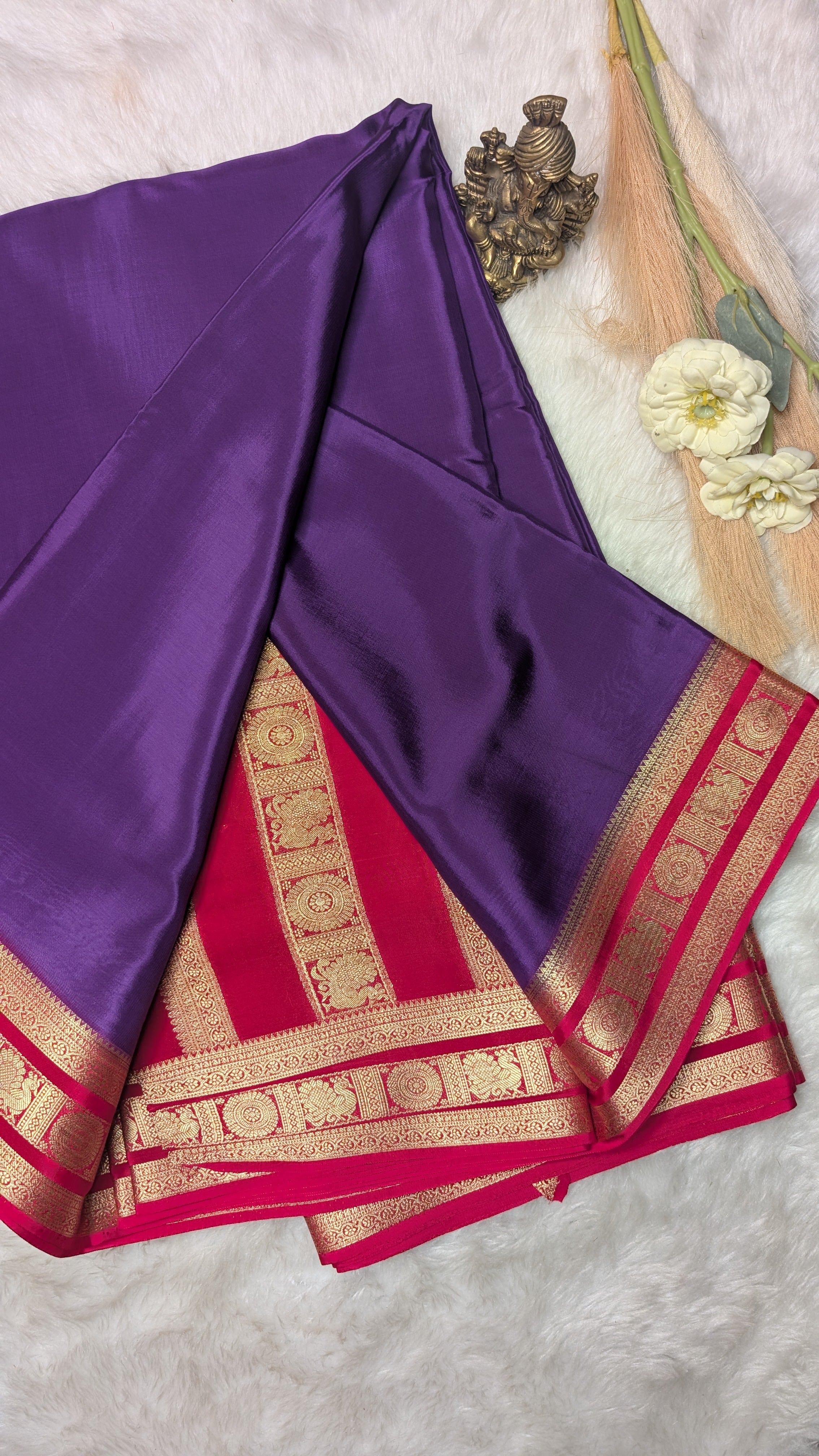 Premium Semi Mysore Silk Saree