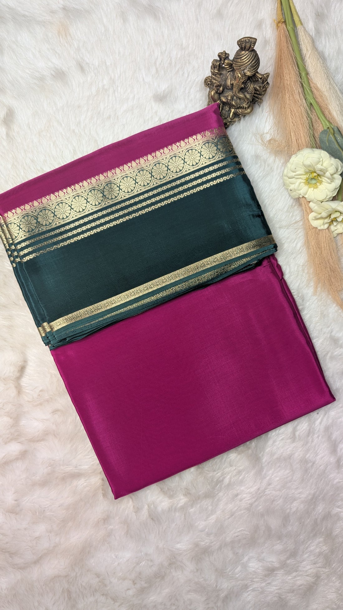 Semi Mysore Silk Saree