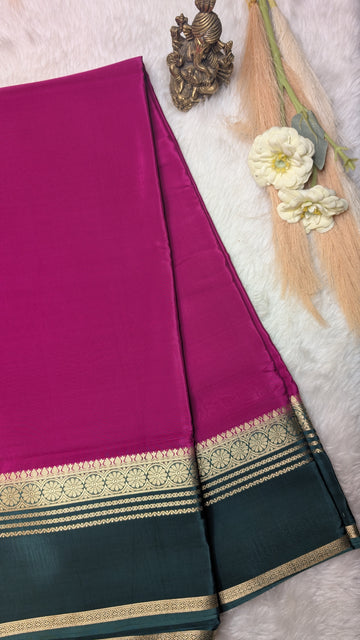 Semi Mysore Silk Saree