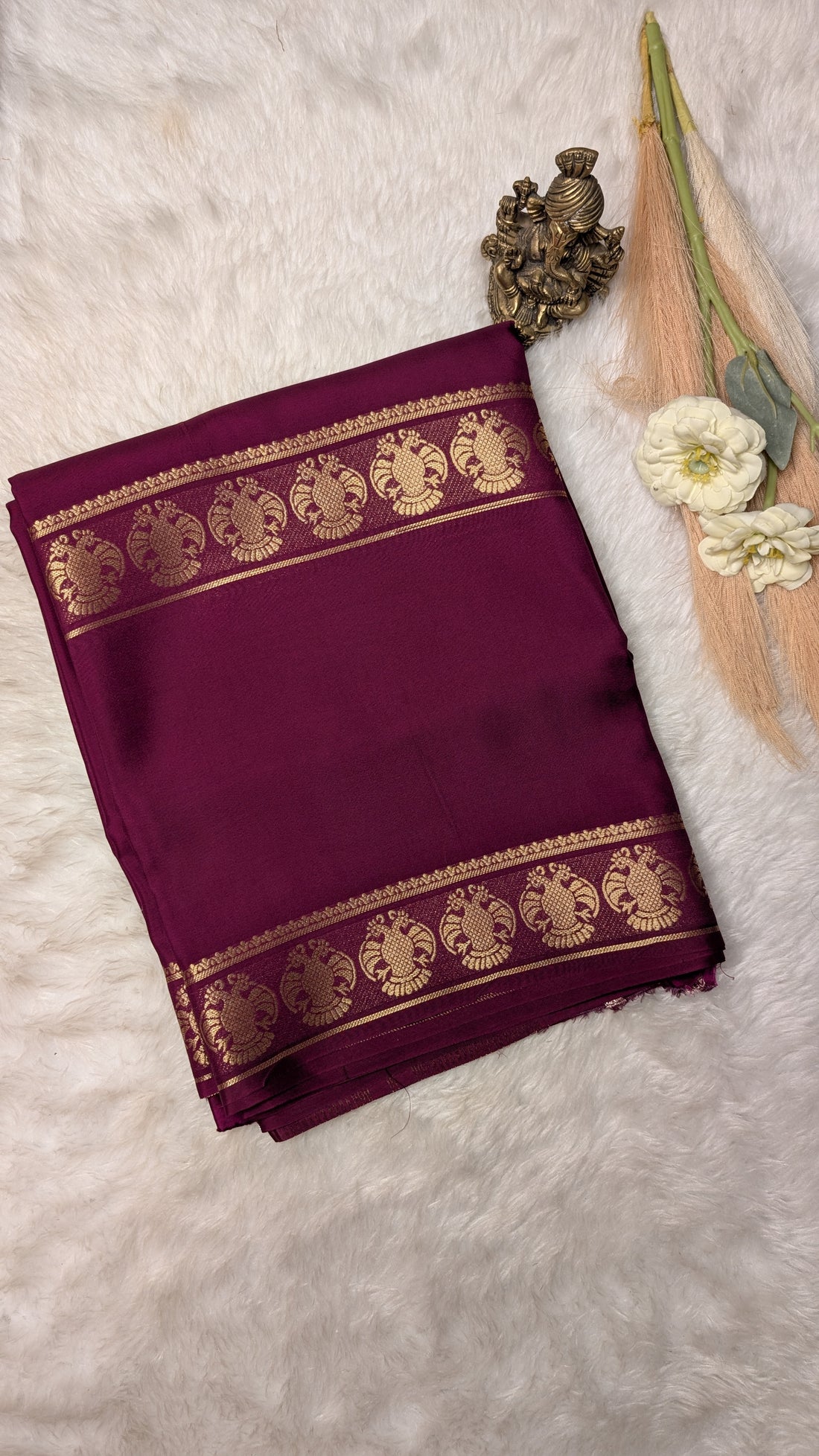 Premium Semi Mysore Silk Saree