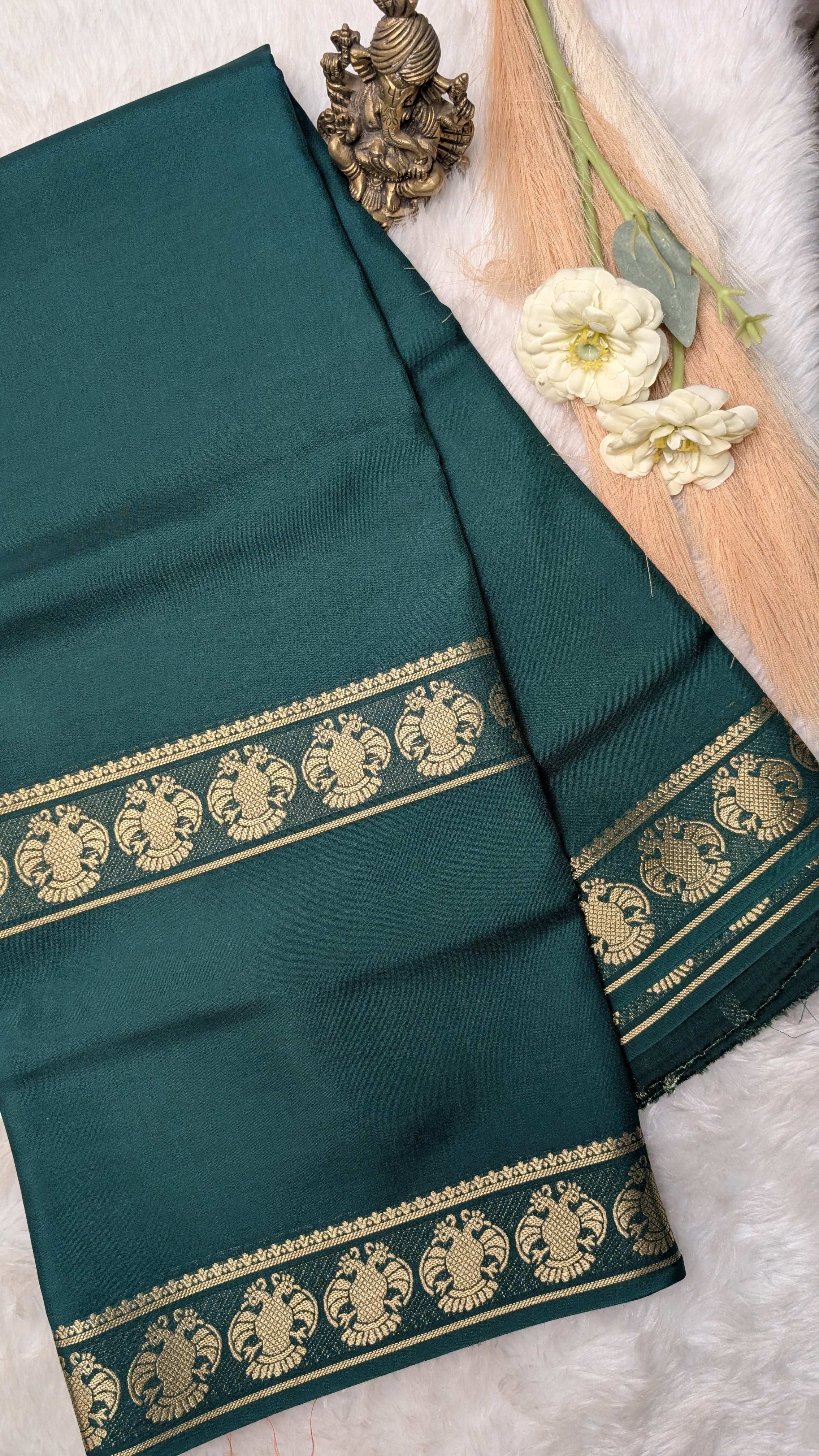 Semi Mysore Silk Saree