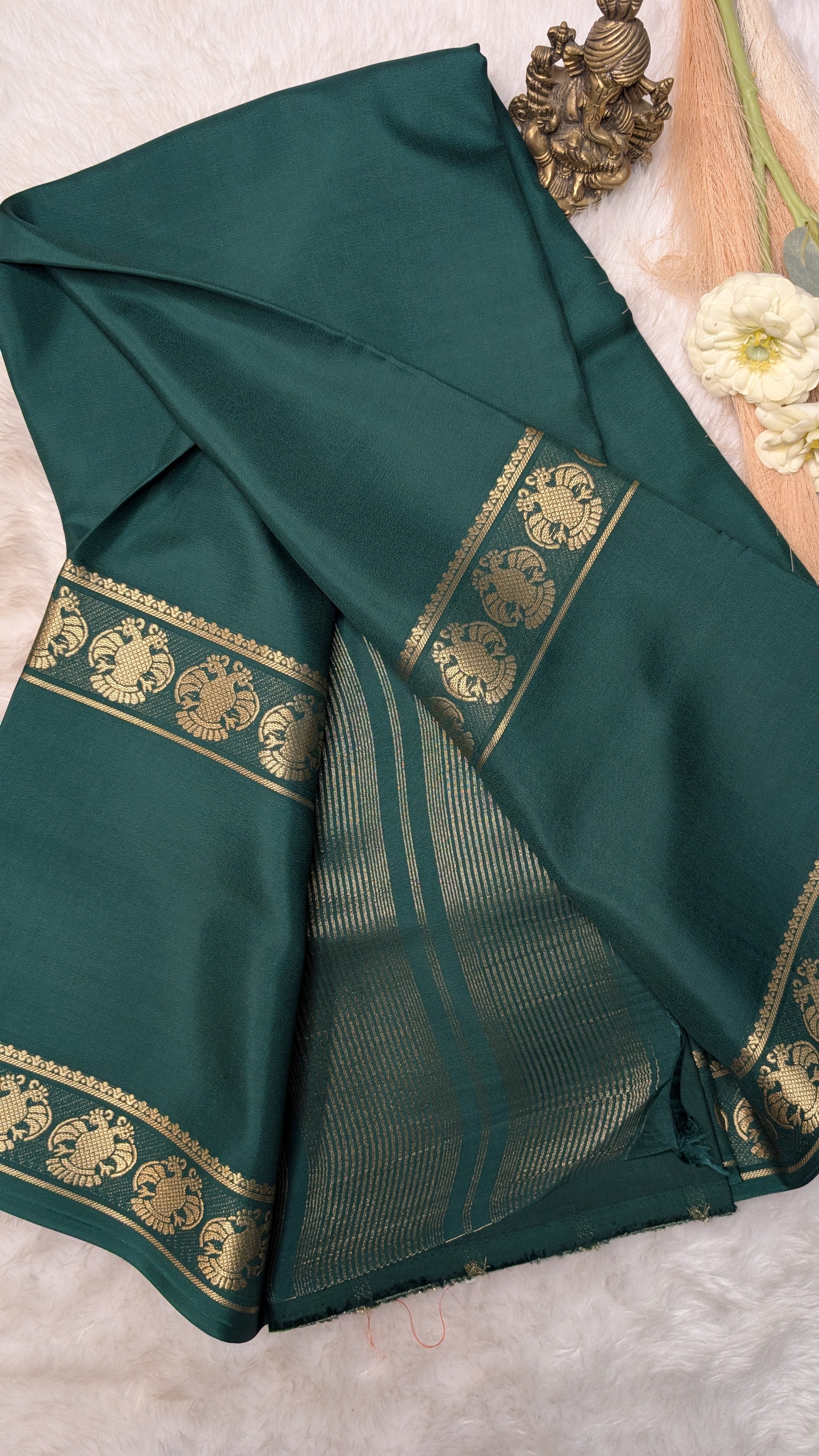 Semi Mysore Silk Saree