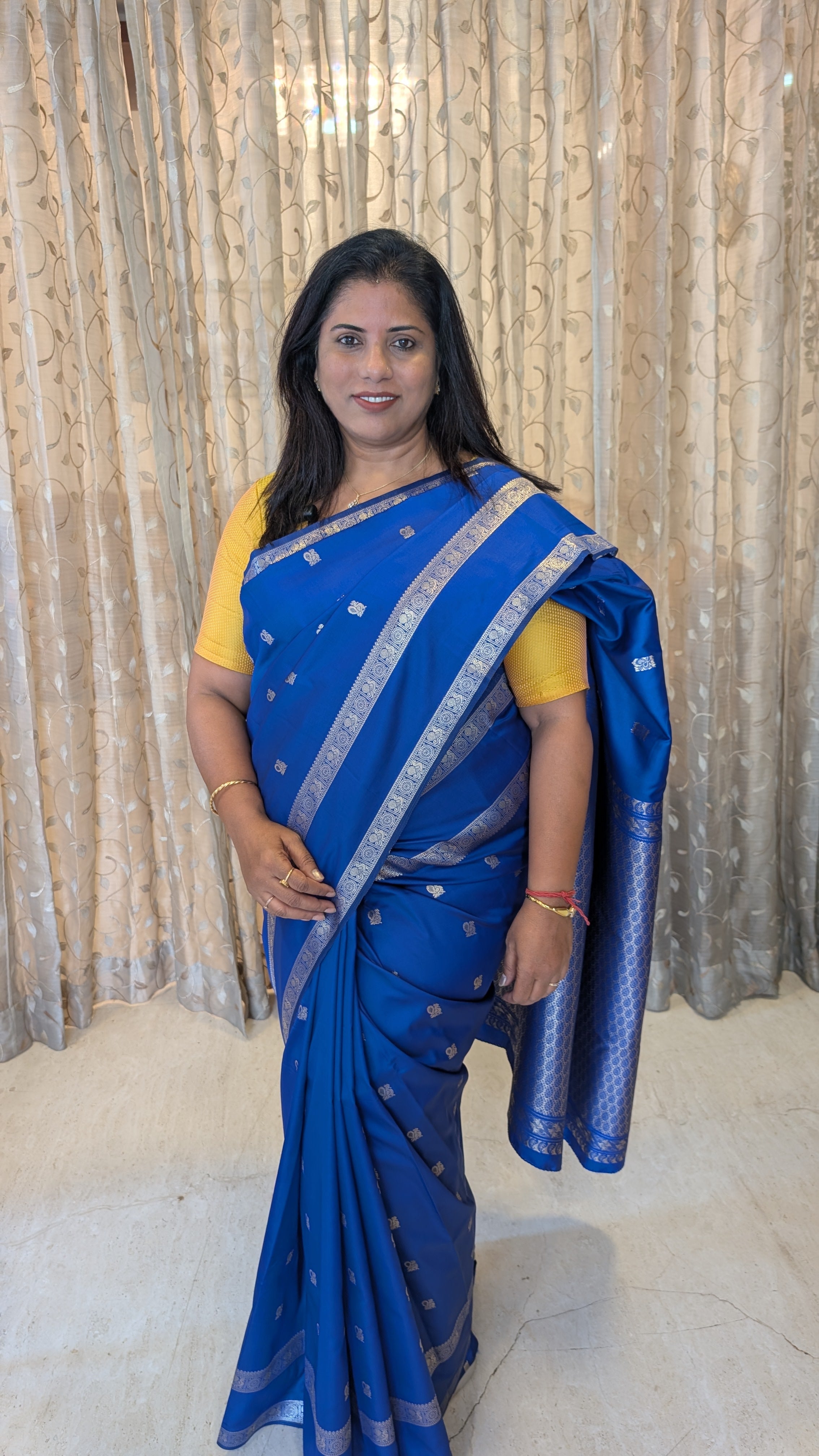 Soft Silk with Gap Border