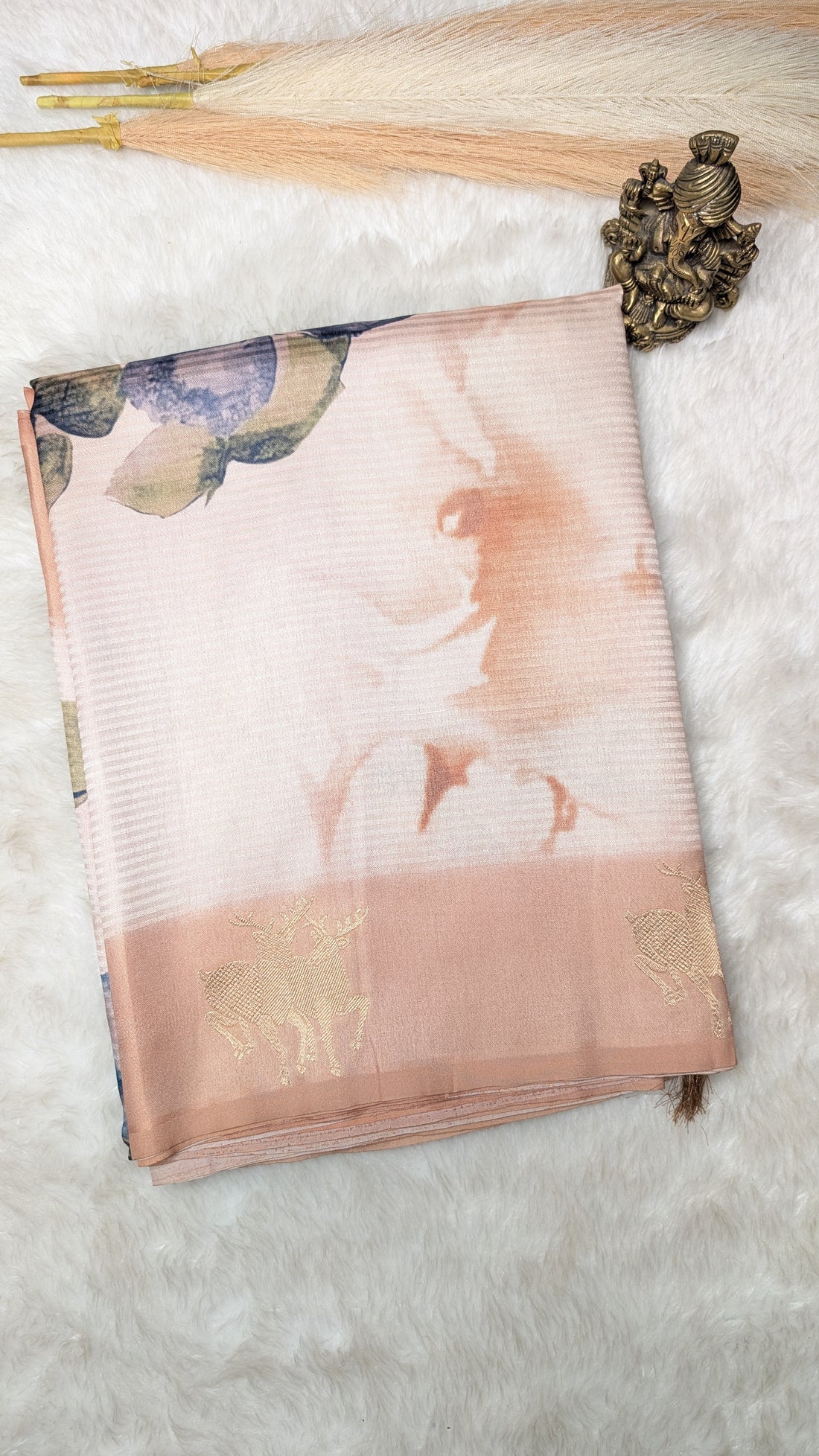 Soft Floral Printed Silk