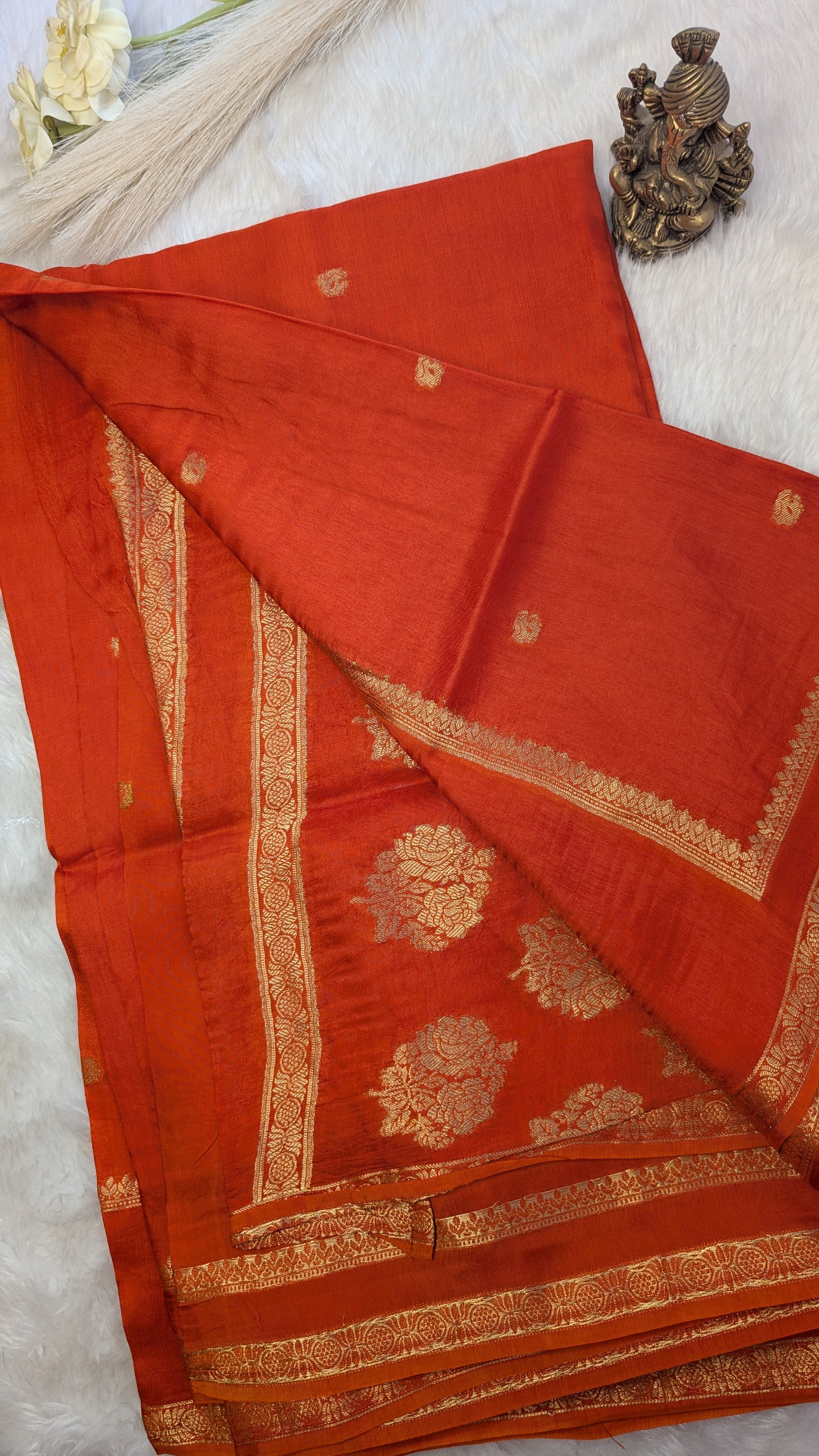 Small Butti Gap Border Orange