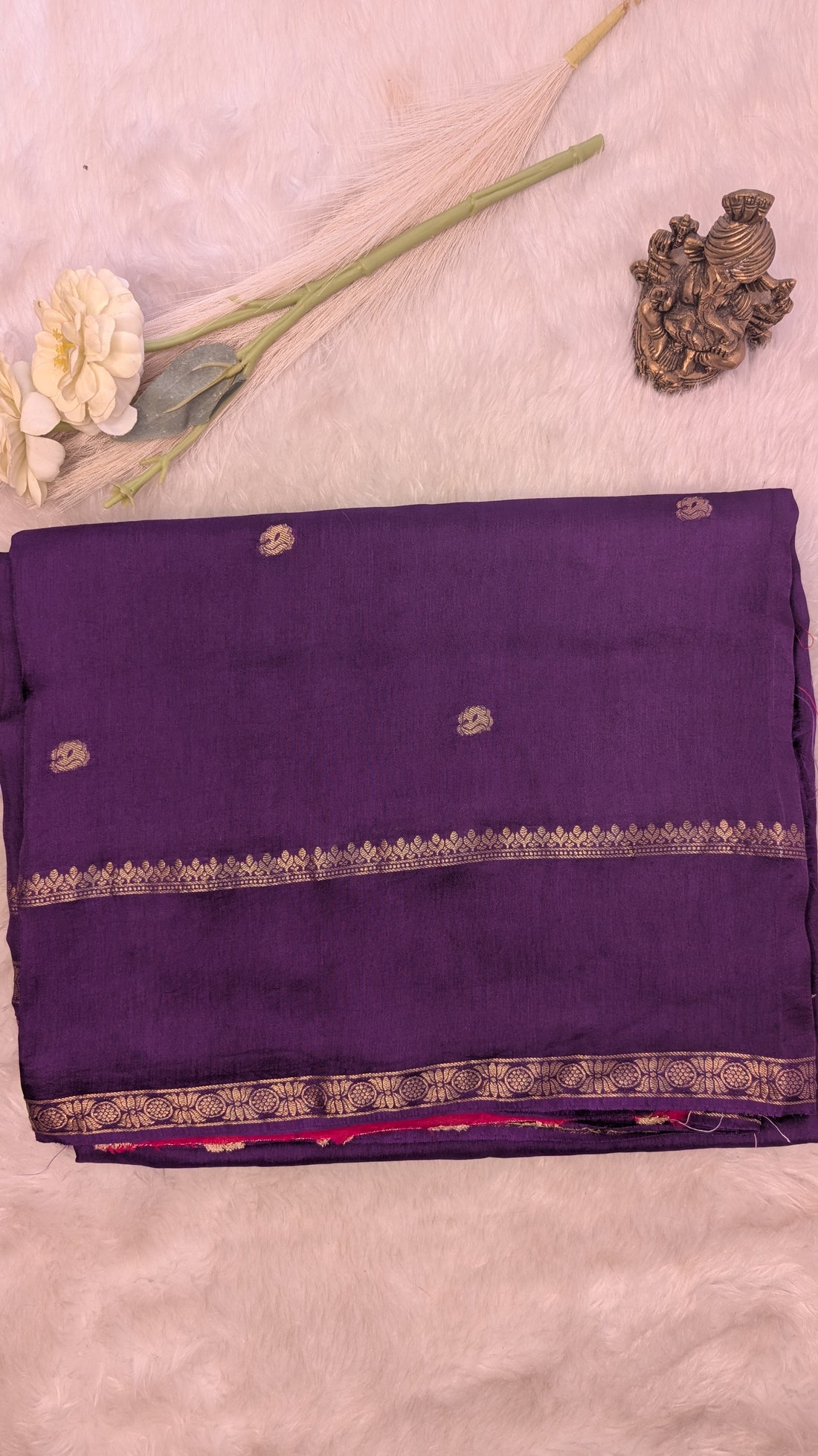 Small Butti Gap Border Purple